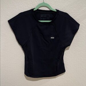 Figs Women's Navy Short Sleeve Top